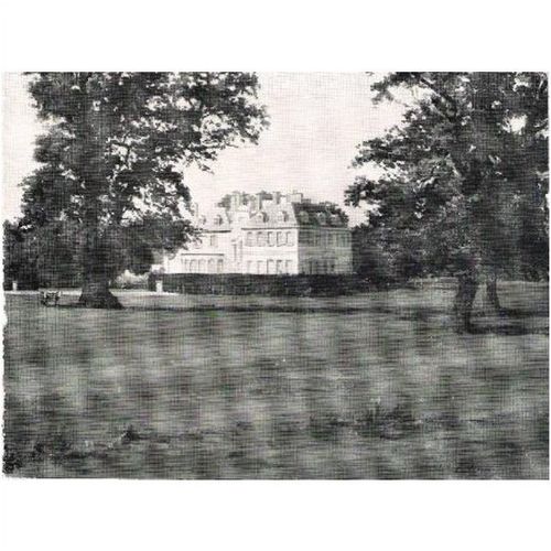 Lexham Hall, Norfolk - from painting by Richard Foster