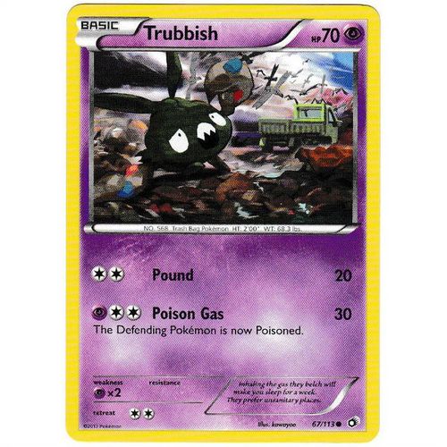 Pokemon B&W Legendary Treasures - #67/113 - Trubbish