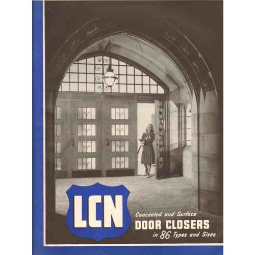norton lasier company 1941 lcn concealed door closers vintage catalog