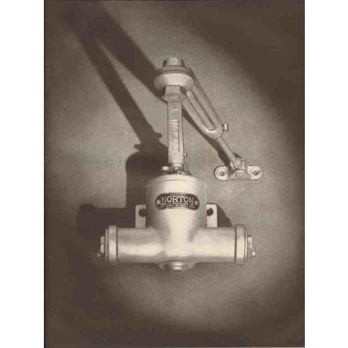 norton door closer company 1941 rack pinion crank vintage catalog