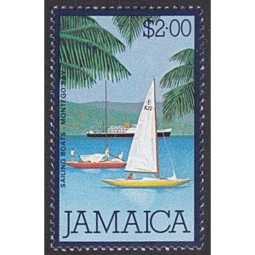 Jamaica QEII 1980 $2 Sailing Boats Montego Unmounted Mint NHM SG 476 Sc481 stamp