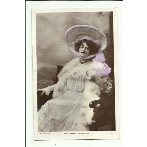Theatre MARIE STUDHOLME Postcard by Davidson (1111)