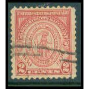 Used 682 2c Massachusetts Fine Plus M10344