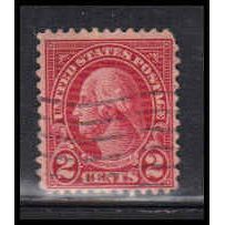 Used 634A 2c George Washington Barely Clears K5133