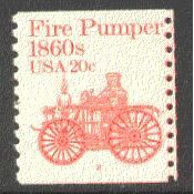 1908 20c Fire Pumper Fine MNH Dry Gum CNS 2 G0096