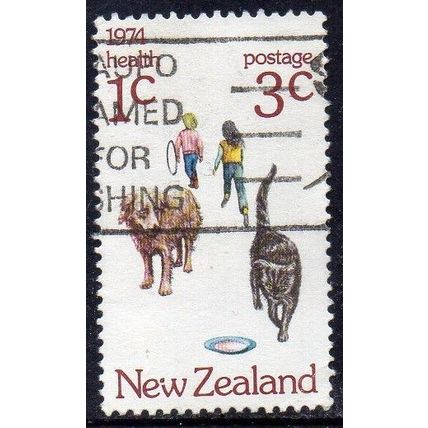 New Zealand 1974 Health - Children and Pets 3c + 1c Used