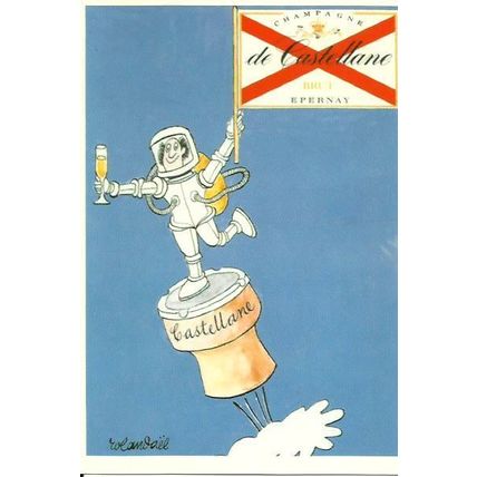 Advertising CASTELLANE CHAMPAGNE Postcard (Mayfair FC 318)