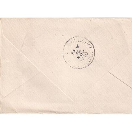 United States 1910 Hanover NH-Proctorsville VT Cover Hanover cancel written VGC