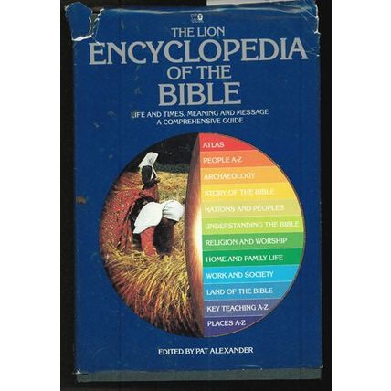 THE LION ENCYCLOPEDIA OF THE BIBLE 1986 HB W/ DJ FREE Shipping