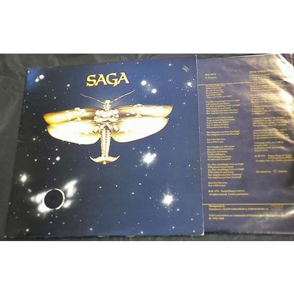 Saga - Self Titled Saga Vinyl LP W/Lyrics