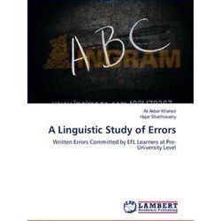 A Linguistic Study of Errors