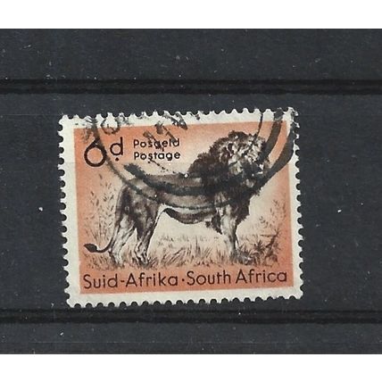 SouthAfrica.SG158 6d Lion.Fine Used.Aug25e