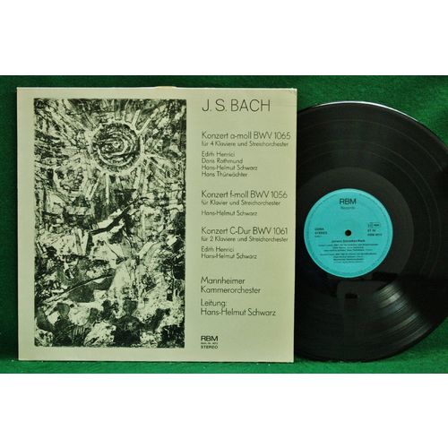 Mannheimer Chamber Orch./Schwarz - Bach: Concerto, BWV 1065/56/61 - RBM 4012-EX+