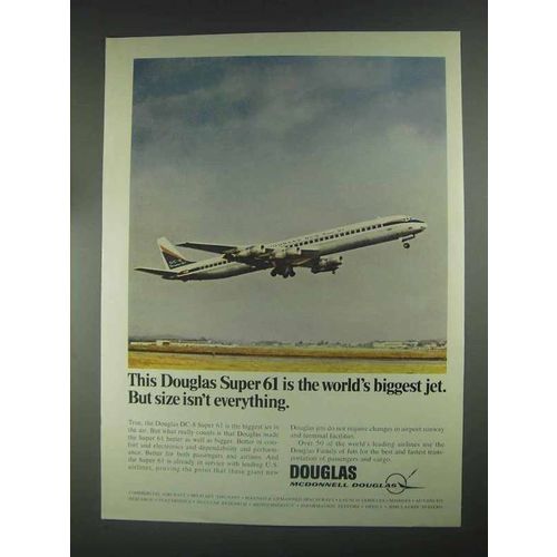 1967 McDonnell Douglas CD-8 Super 61 Jet Ad