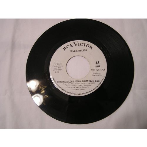 Willie Nelson Promo 45-SAN ANTONIO/TO MAKE A LONG STORY SHORT(SHE'S GONE)