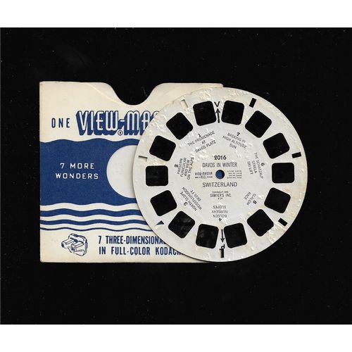 Davos in Winter, Switzerland - Vintage Sawyers View-Master Reel 2016 - 3D