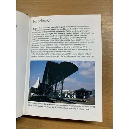 2001 1ST EDITION "CIVIL AIRCRAFT" ROBERT JACKSON ILLUSTRATED HARDBACK BOOK (P4)