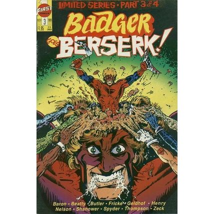 Badger Goes Berserk! (1989 Ltd) # 003 NM MODERN AGE COMICS
