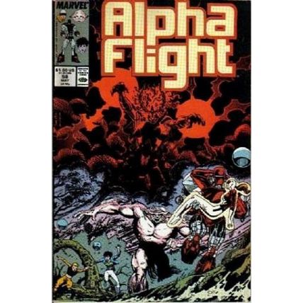Alpha Flight (Vol 1) # 058 VFN+ ORIG US COMICS