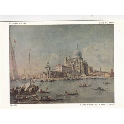Guardi Santa Maria Della Salute Postcard unposted VGC