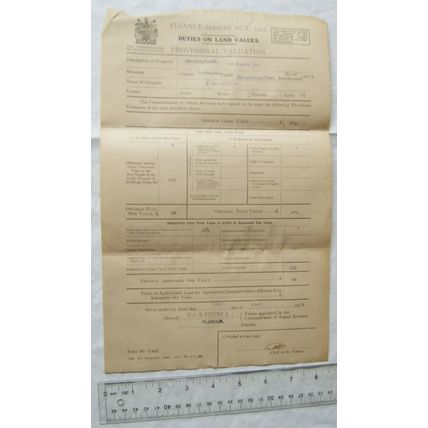 1915 valuation 20 Heron Street, Oldham below Town - F. Sutcliffe