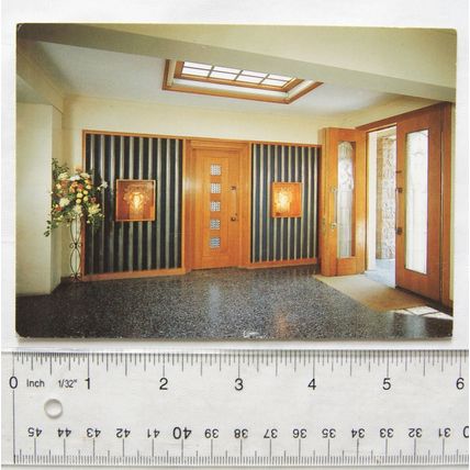 old Postcard The Vestibule, St Matthews Church, Millbrook, Jersey