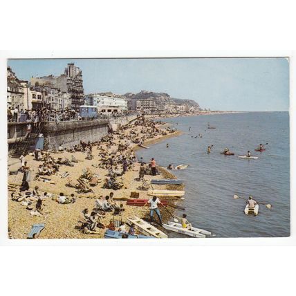 The Sea Front Hastings Postcard East Sussex 124