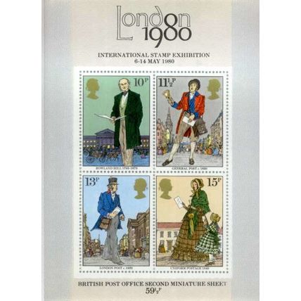 ENGLAND GREAT BRITAIN [1979] MiNr 0804-07 Block 2 ( **/mnh ) Post