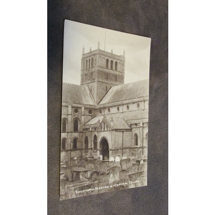 W.A Call Postcard - Southwell Minster central Tower - Nottinghamshire