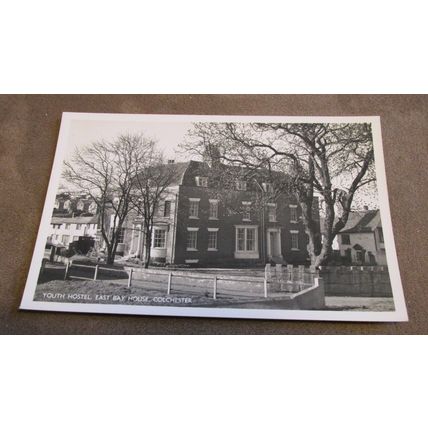 Real Photo Postcard - Youth Hostel, East Bay House - Colchester, Essex