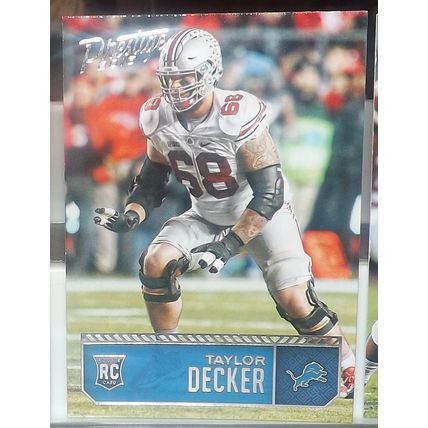 2016 Panini Prestige TAYLOR DECKER (Ohio/Lions) Rookie Card #269