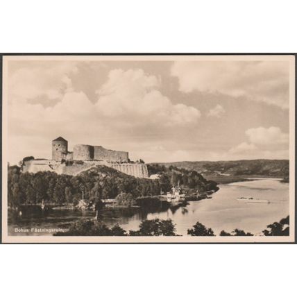 Bohus Fästningsruin, Kungälv, c.1940s - Bergh Foto Vykort