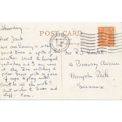 PC21974 Eastgate Street. Chester. No 47. 1950