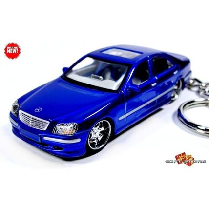 RARE KEYCHAIN BLUE MERCEDES S CLASS 500/55 AMG CUSTOM Ltd Ed. GREAT GIFT