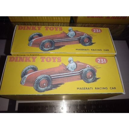 Dinky 231 -Maserati Racing car - Replica / Repro Box