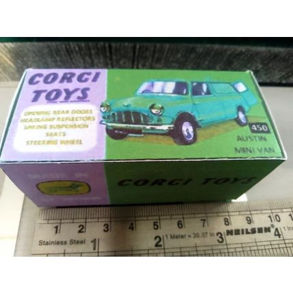CORGI No450 Minivans empty hand crafted boxes