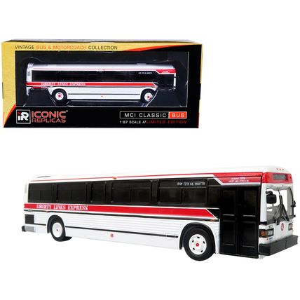 MCI Classic City Bus Liberty Lines Express "BXM Fifth Ave. Manhattan" "Vintag...