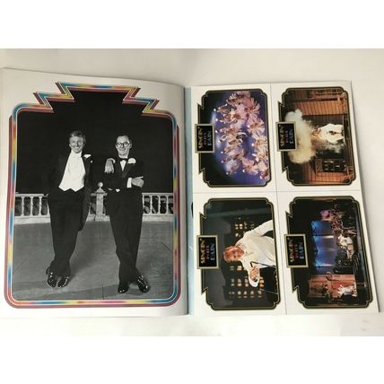 PROGRAMME TOMMY STEELE singin in the rain Harold Fielding inc postcards