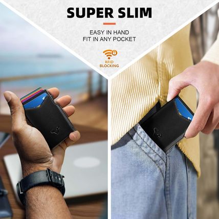 BULLIANT Men Wallet Gift Boxed,Slim Front Pocket Wallet Money Clip Card Holder 3