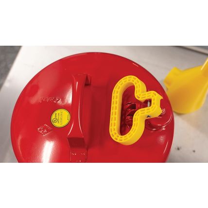 Eagle 5 Gallon Type I Red Safety Gas Can for Gasoline with Flame Arrester, Self-