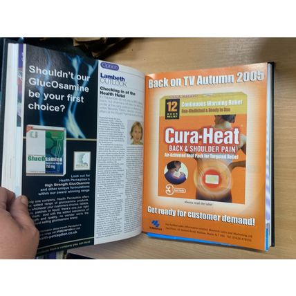 APOTHECARY "CHEMIST & D" PHARMACY BOUND MAGS JULY TO DEC 2005 2.5kg BOOK (EV3)