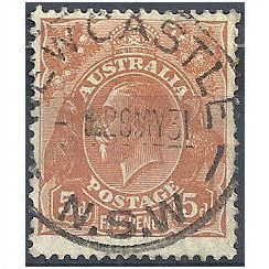Australia 1930.SG103a 5d Orange-Brown Fine Used.