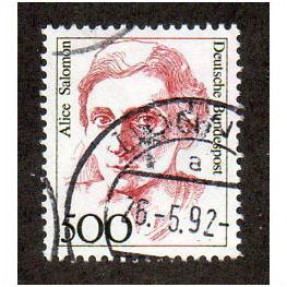 GER 1986 500pf 'FAMOUS WOMEN -ALICE SOLOMON' FINE USED (EBID30-094)