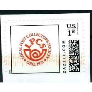 USA 2012 - LOCAL POST COLLECTORS SOCIETY - Zazzle Self-Adhesive on Paper - Used