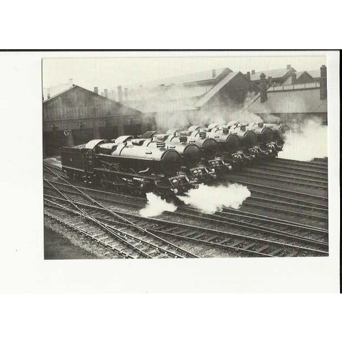 Railway SWINDON SHED King Class 4-6-0's Postcard by BBC-Hulton (HPL 302)