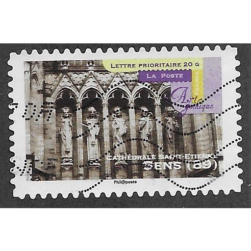 FRA 2011 (58c) 'GOTHIC ART - SENS 89' FINE USED (EBID56-501)