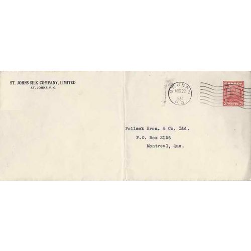 Canada #EN43a Postal Sta. USED St. Johns Quebec 1934 Admiral