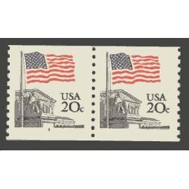 1895a 20c U.S. Flag Fine MNH SG CNP Left 4 V0085