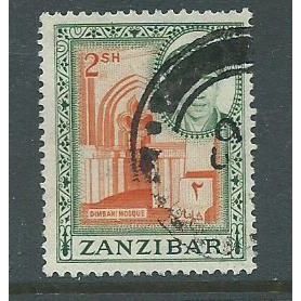 zanzibar stamps. sg384 sg 384 used heavily