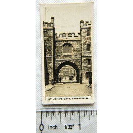 Westminster card No. 15 Smithfield, St. John's Gate